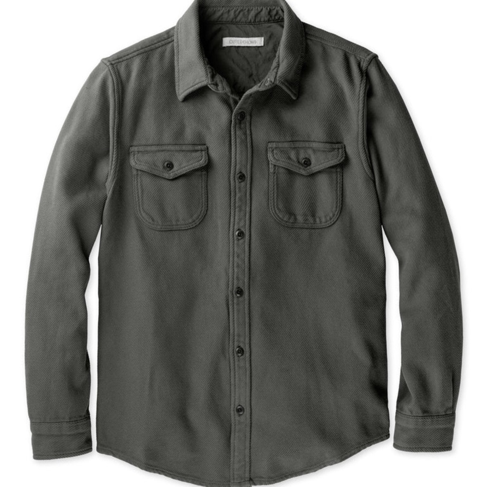 Outerknown Chroma Blanket Shirt men’s large gray